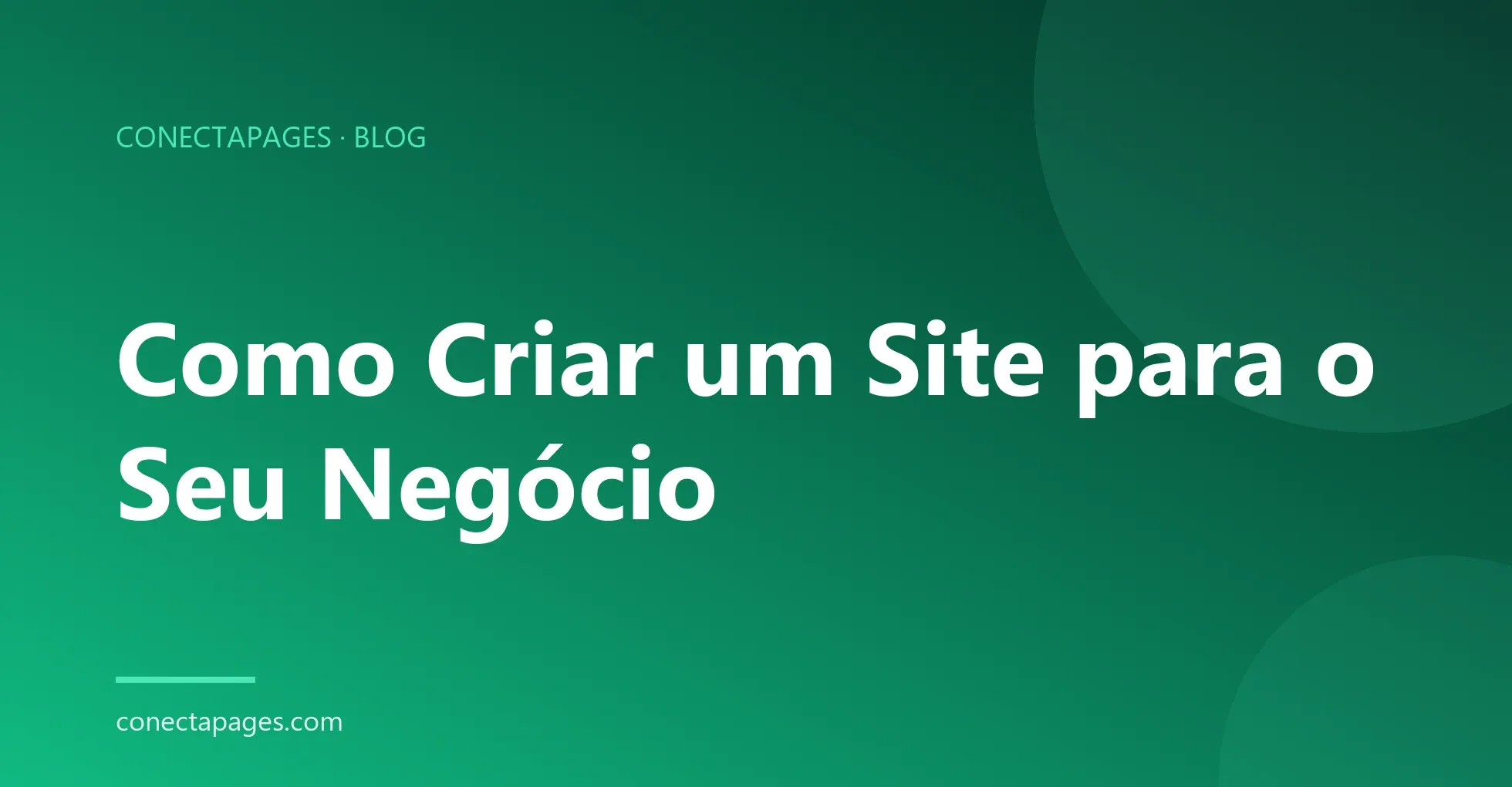 Como Criar um Site para o Seu Negócio