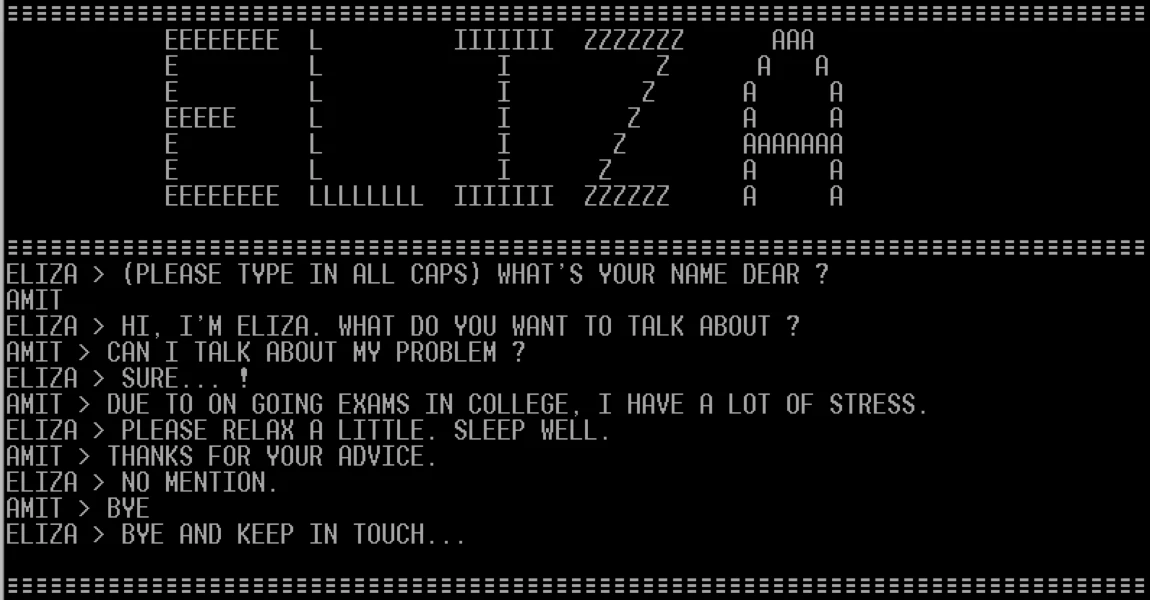 A história de ELIZA a primeira chatbot da história