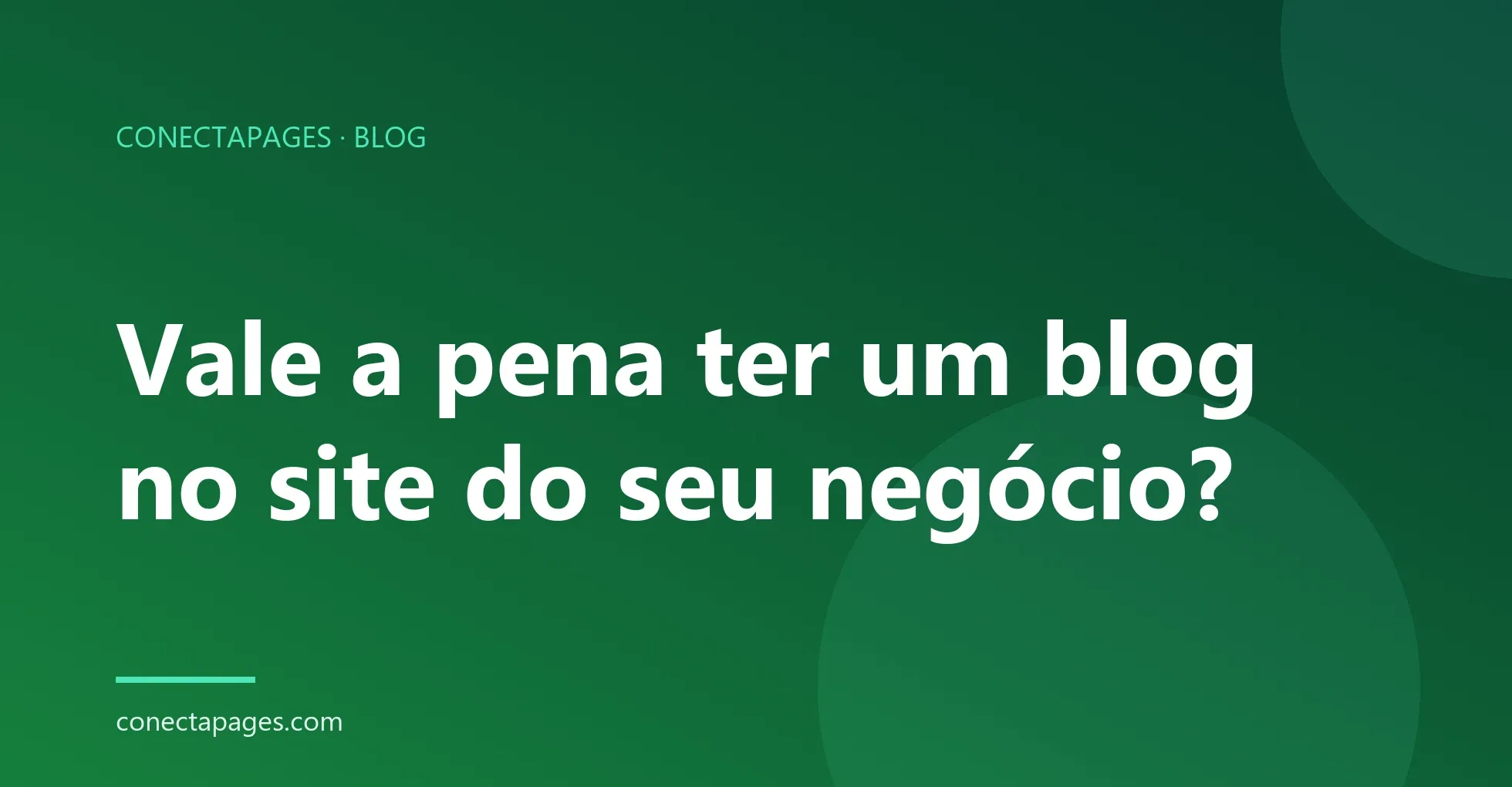 Vale a pena ter um blog no site do seu negócio?