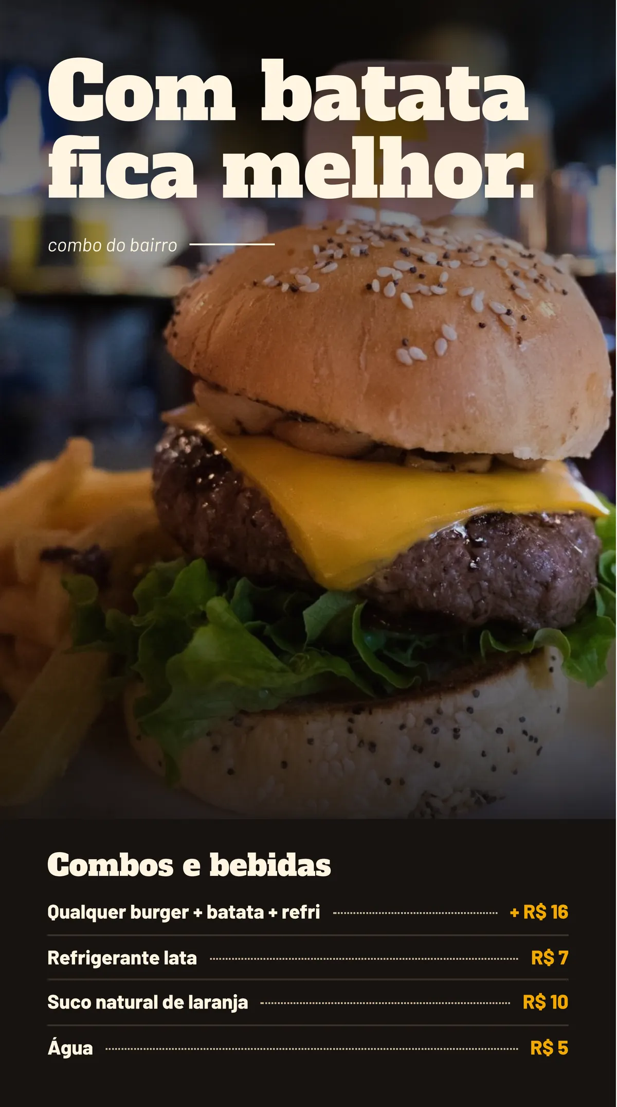 Burger do Bairro: cardápio, página 4 de 4