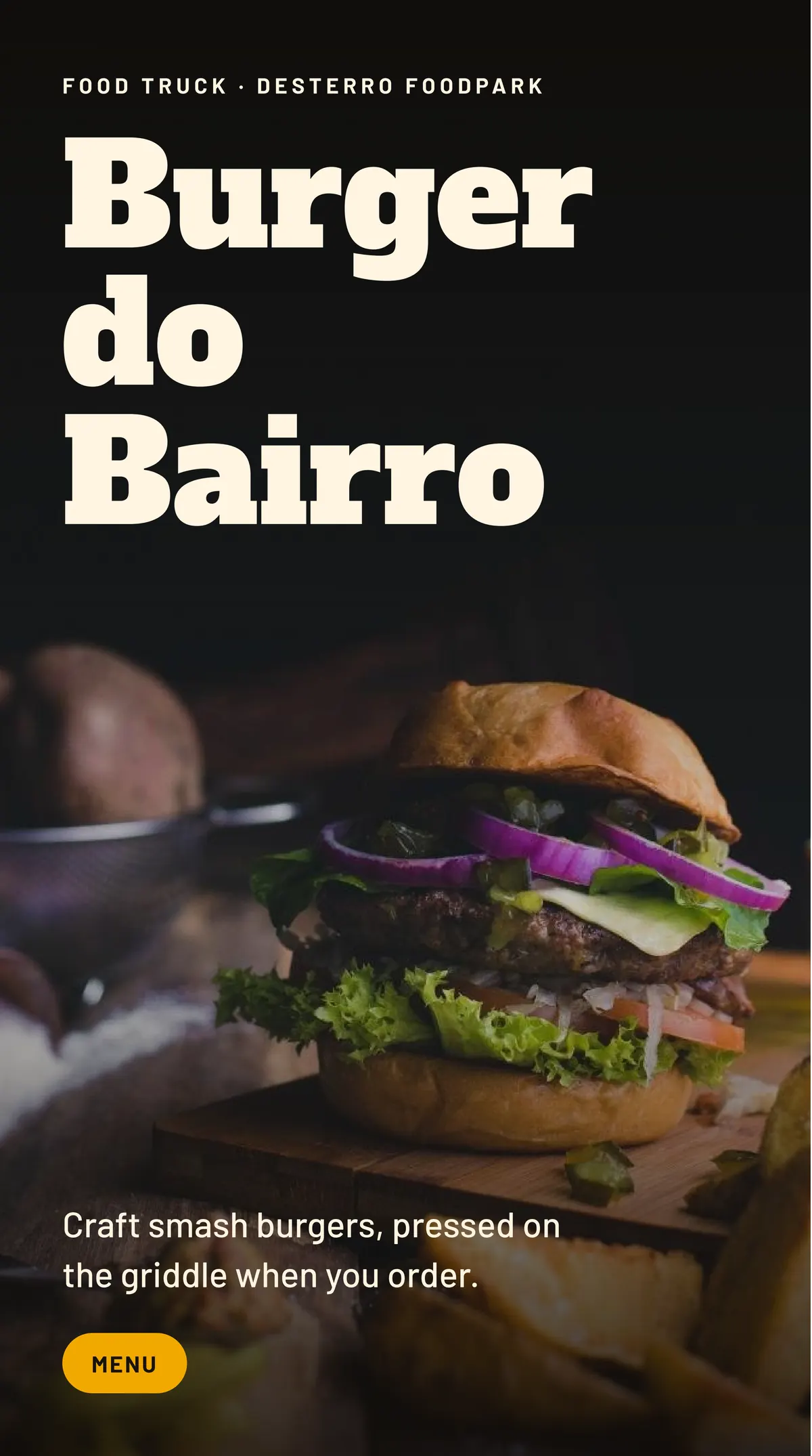 Burger do Bairro: menu, page 1 of 4
